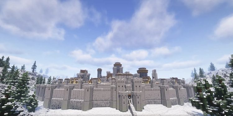 ساخت قلعه وینترفل در ماینکرفت