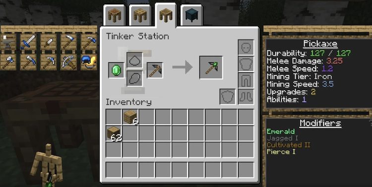 Tinker's Construct برای بازیکنان ماینکرفت که ابزارهای بیشتری میخواهند عالی است.