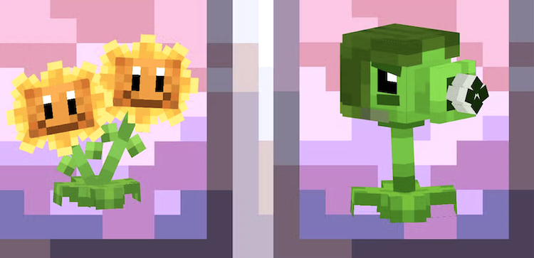 گیاهان محبوب بازی Plants vs. Zombies به وسیله این ماد به بازی ماینکرفت اضافه میشوند.