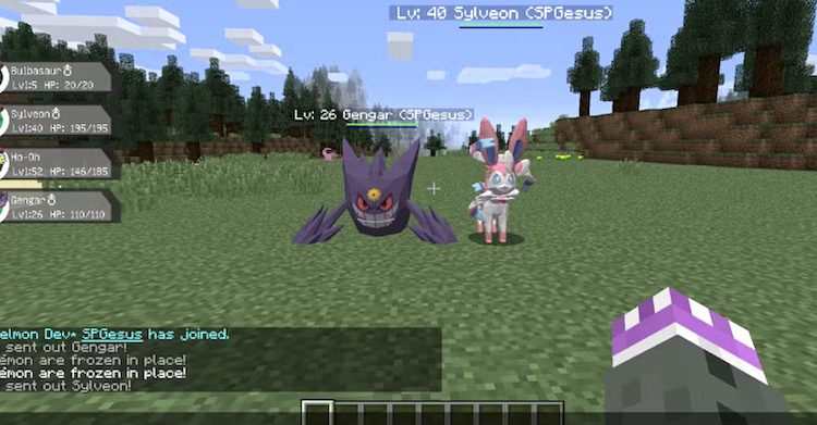 ماد Pixelmon برای طرفداران پوکمون مناسب است.