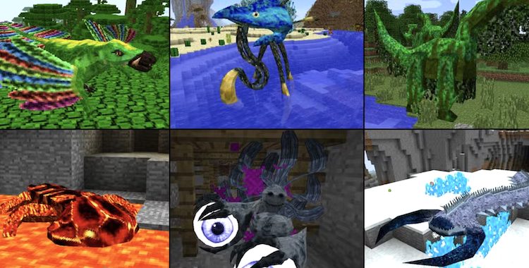 تاثیرات ماد Lycanites Mobs به روایت تصویر