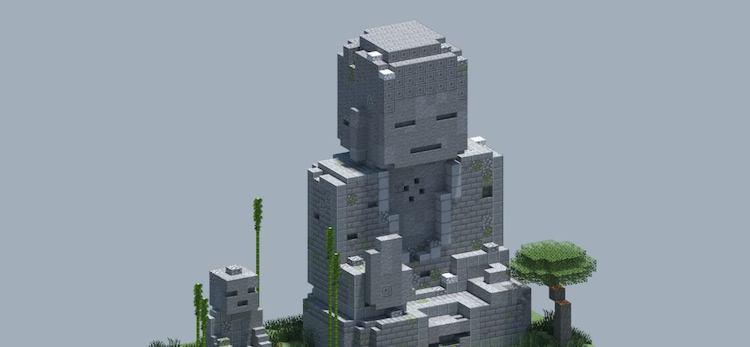 مجسمه بودا همچنین میتواند یک سازه جذاب در بازی ماینکرفت باشد.