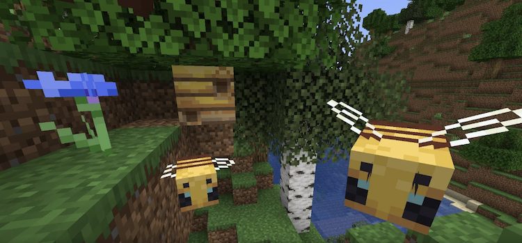 زنبورها در نزدیکی لانه زنبوری یافت میشوند که روی درختان موجود در چندین بایوم ماینکرفت جنریت میشوند.