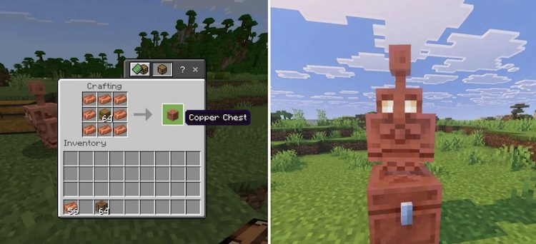 یک کاپر چست را میتوان به دو روش ساخت و با یک کاپر گالم استفاده کرد.