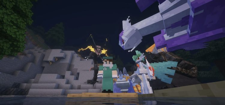 مگا شو داون به پوکمونها اجازه میدهد تا فراتر از تکامل اولیه خود، در بازی ماینکرفت تکامل بیشتری پیدا کنند.