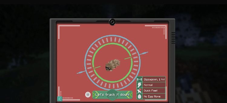 پوکناو به بازیکنان ماینکرفت اجازه میدهد احتمال اسپاون شدن هر پوکمون در نزدیکی مکان فعلی خود را ببینند.