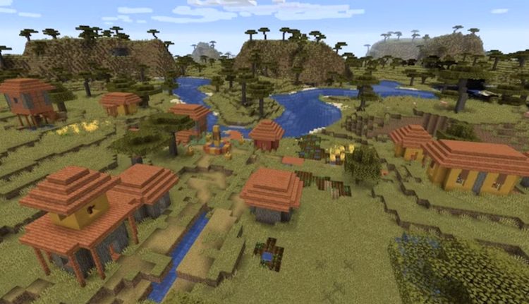 روستا در بازی ماینکرفت