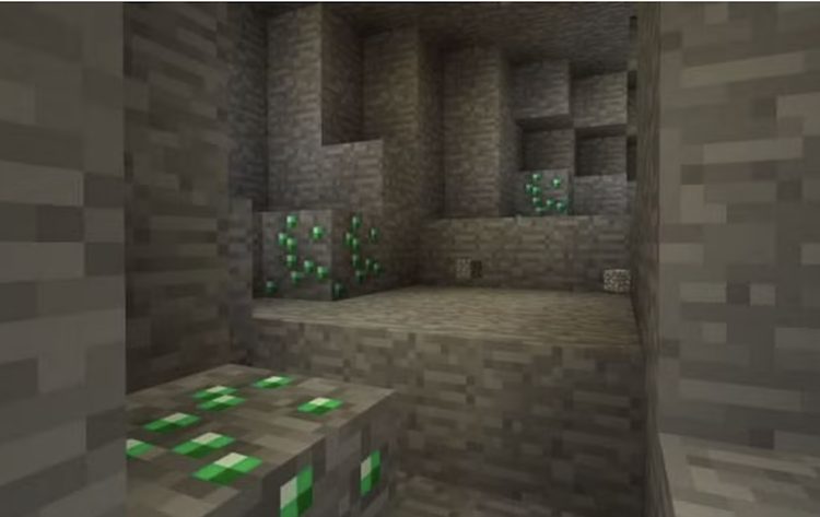 بلوک معدنی امرالد در بازی ماینکرفت