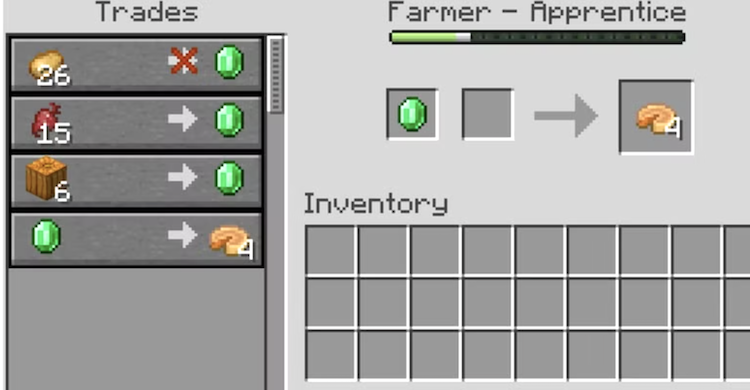 ویلیجرها در بازی ماینکرفت دارای سطح بندی مختلفی هستند.