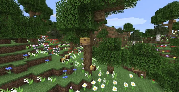 کندوی زنبورها در بازی ماینکرفت