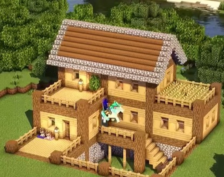 این خانه مخصوص روزهای اولیه در دنیای ماینکرفت است!