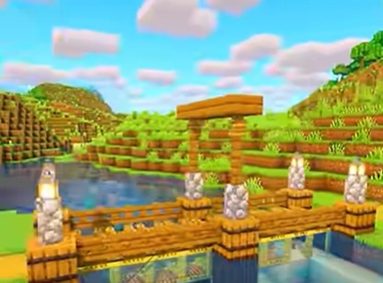 این پل مخصوص دنیاهای قرون وسطایی در ماینکرفت است!