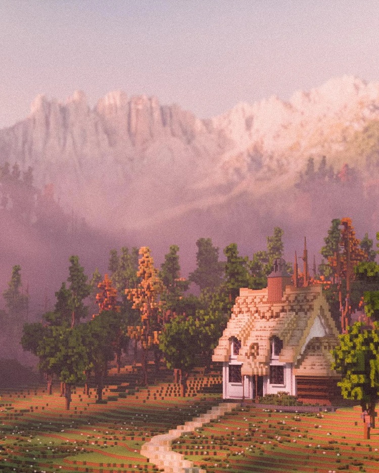 این سازه ماینکرفت در واقع شبیه تصاویر پینترستی است!