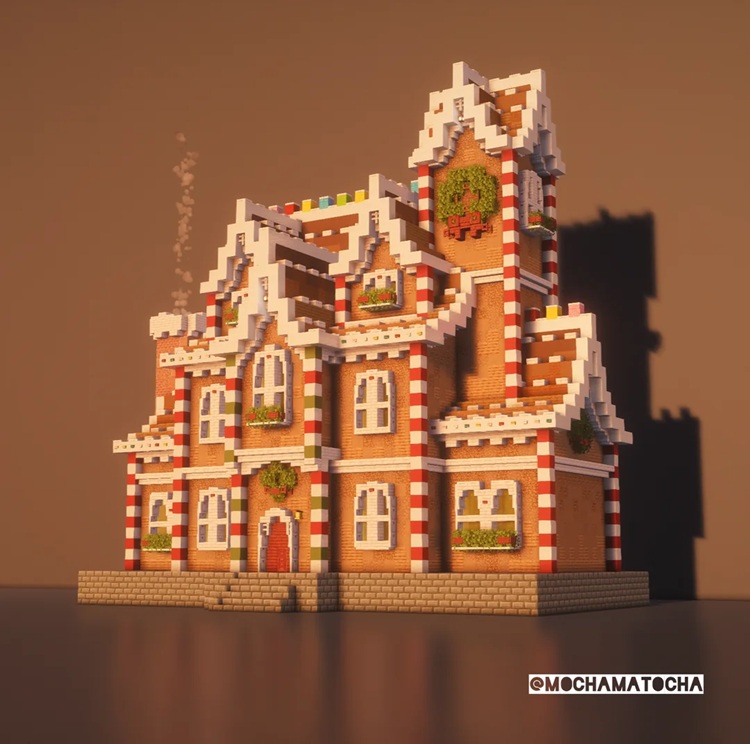 این خانه ماینکرفت به طور کامل با مواد خوراکی ساخته شدهاست!