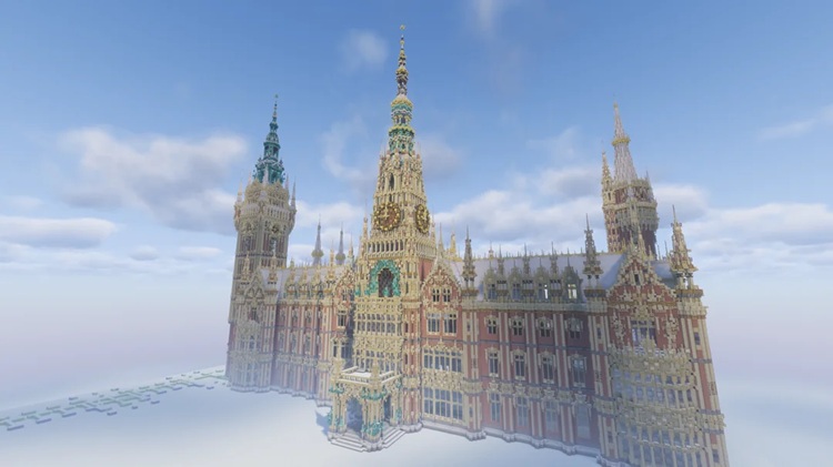 این یکی از پرجزئیاتترین سازههای ساخته شده در ماینکرفت است!