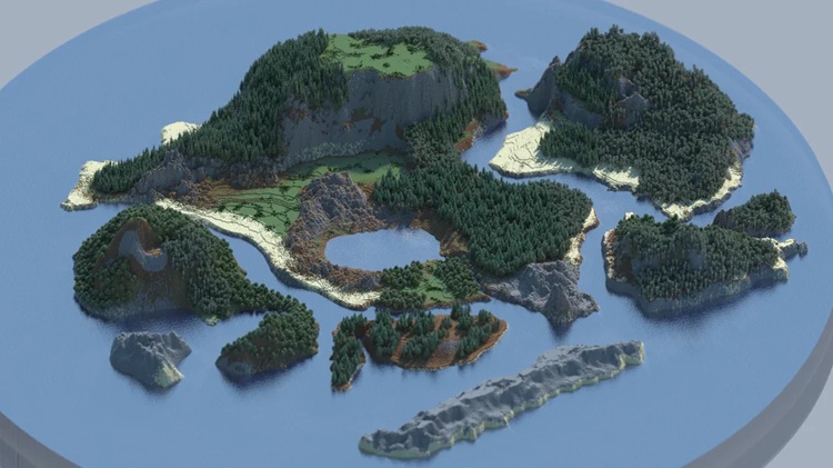 دورنمای این دنیای ماینکرفت واقعا شگفتانگیز است!