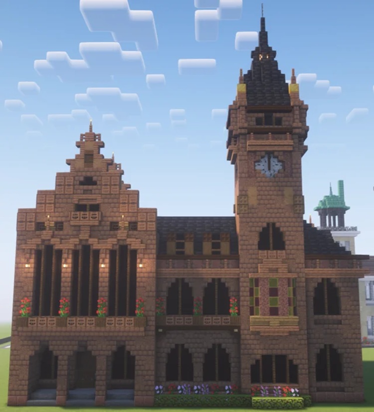 این یکی از زیباترین بناهای ساخته شده در ماینکرفت است!