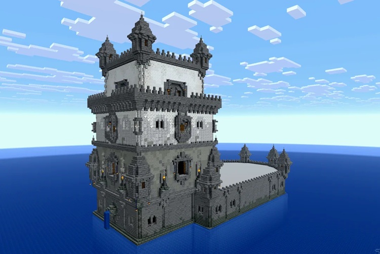 این قلعه ماینکرفت شما را از تمامی دنیا جدا میکند!