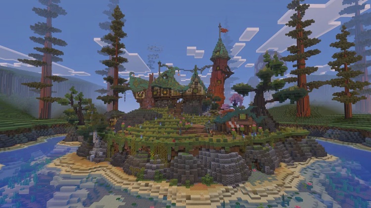 اگر به جادو علاقه دارید، باید این سازه ماینکرفت را برای خود بسازید!