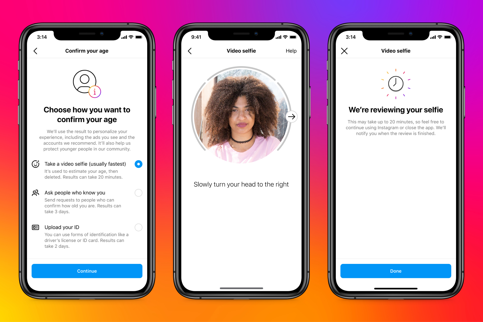 لاگین با ویدیو سلفی