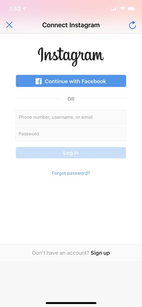 لاگین با فیسبوک