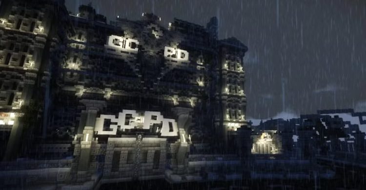 شهر گاتهام در بازی ماینکرفت