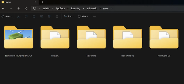 نقشه باید در پوشه ذخیره جهان در دایرکتوری بازی ماینکرفت اکسترکت شود.