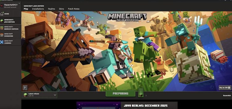 آخرین نسخه بازی ماینکرافت را اجرا کرده و دنیای OneBlock را پیدا کنید.