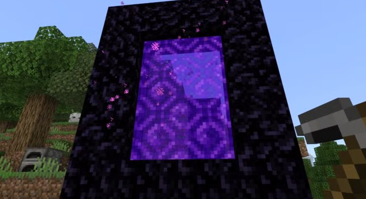 پورتال ندر در بازی ماینکرافت