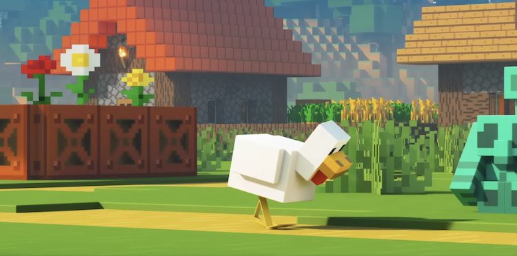 چیکن در بازی ماینکرفت
