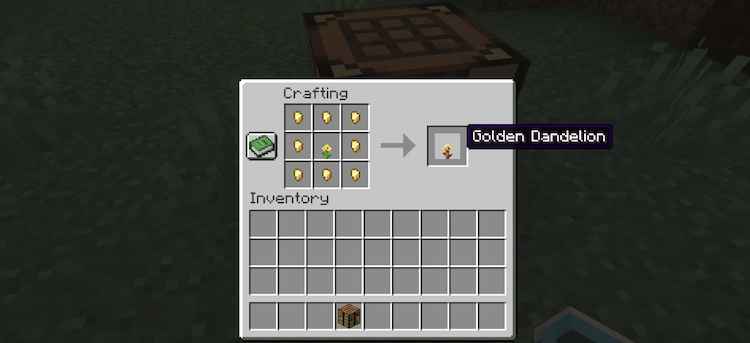 برای ساختن قاصدک طلایی در ماینکرفت، دستورالعمل ذکر شده در بالا را دنبال کنید.