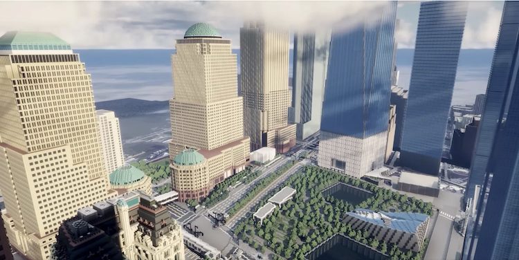 این بیلد از نظر مقیاس در بازی ماینکرفت فوقالعاده بزرگ است.