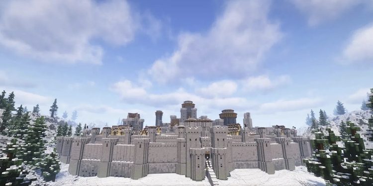 ساخت قلعه وینترفل در ماینکرفت