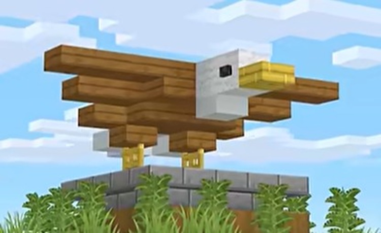 امیدواریم روزی عقابها به ماینکرفت اضافه شوند!