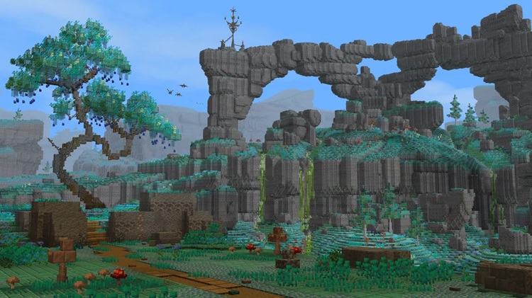 این کوهستان دنیای ماینکرفت شما را زیباتر میکند!