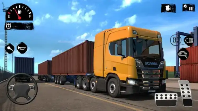 بازی 3 بعدی Euro Truck Driver 3D