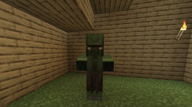 ویلیجرهای زامبی شده در ماینکرفت شغل خود را به یاد میآورند.