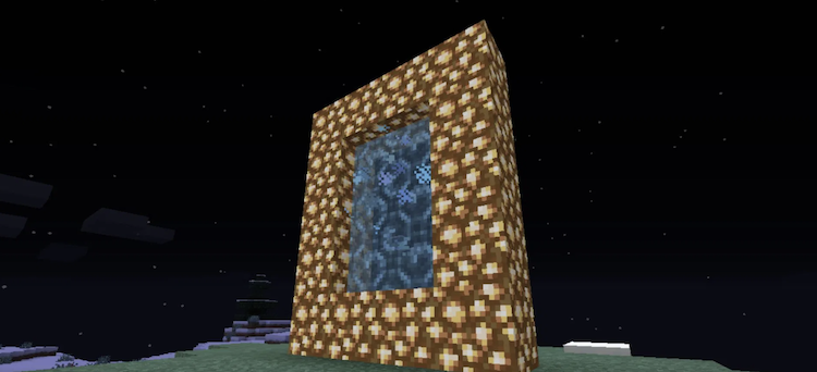 پورتال ایثر در بازی ماینکرفت فقط با استفاده از مادها کار میکند.