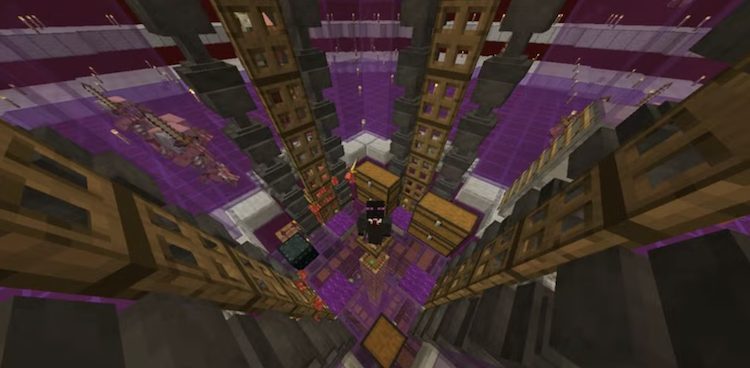 ندر روف جای خوبی برای ساخت فارم طلا در بازی ماینکرفت است.