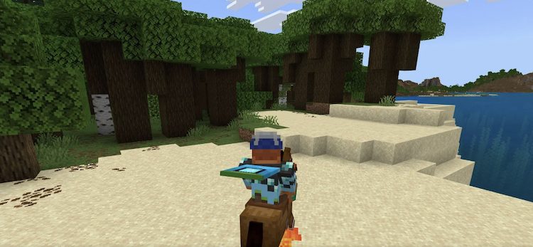 از آویزهای زین برای افزودن جذابیت هنگام اسب سواری در بازی ماینکرفت استفاده کنید.