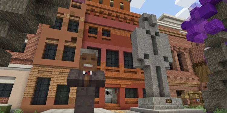 نلسون ماندلا در بازی ماینکرفت