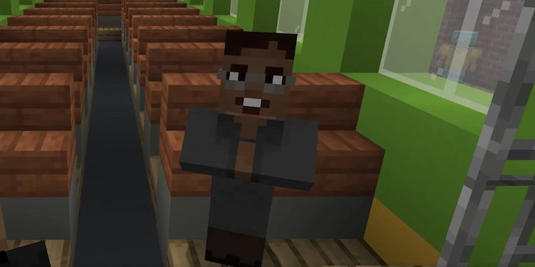 رزا پارکس که به واسطه بسته الحاقی Civil Rights به بازی ماینکرفت اضافه شده است.