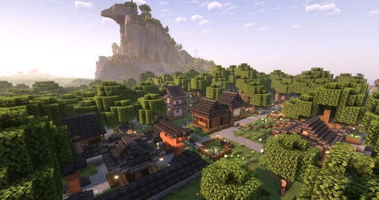 ماد Towns And Towers برای بازی ماینکرفت ظاهر و موقعیت روستاها را تغییر میدهد.