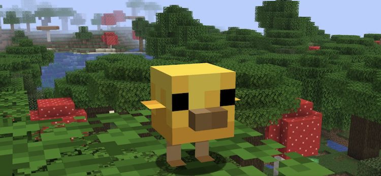 میتوان گفت که بیبی چیکن بامزهترین مدل بیبی ماب را در بازی ماینکرفت دارد.