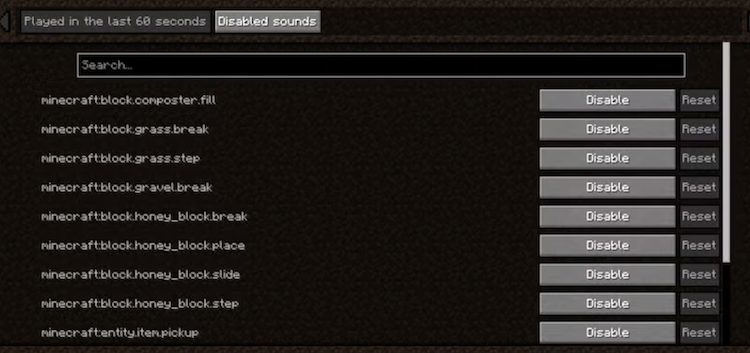 ماد Sounds Be Gone برای ماینکرفت به شما اجازه میدهد هر صدای پیشفرضی را در بازی از طریق یک منوی تنظیمات سفارشی غیرفعال کنید.