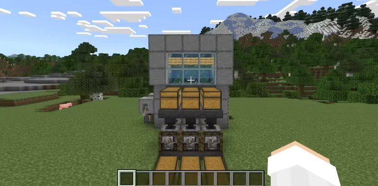 سازه مربوط به فارم Dried Kelp + XP در بازی ماینکرفت