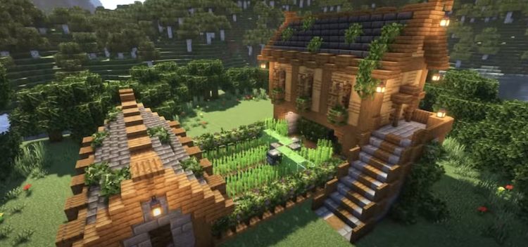 فارم خودکار نیشکر در بازی ماینکرفت