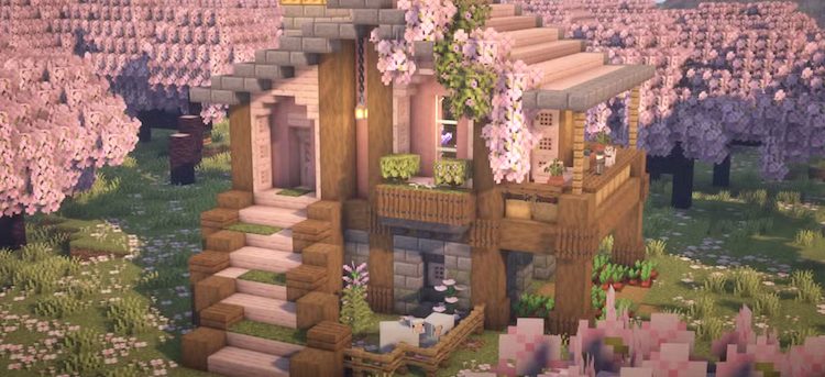 این طرح خانه یادآور بیلدهای ژاپنی است.