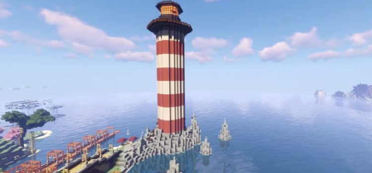 قرار نیست در جاهای صاف بازی ماینکرفت خانه بسازید و این کار هم همیشه زیبا نیست.