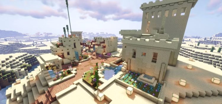 در محیطهای بیابانی بهتر است از بلوکی برای ساخت و ساز استفاده کنید که رنگ آن با محیط همخوانی دارد.